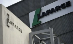 Une cimenterie du groupe français Lafarge, le 7 avril 2014 à Paris