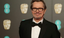 L'acteur britannique Gary Oldman avant la cérémonie des Bafta, le 18 février 2018 à Londres
