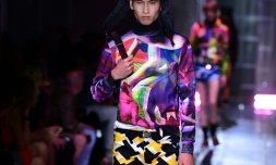 Défilé de la maison Prada à la Fashion week de Milan, le 17 juin 2018 