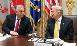 Le président américain Donald Trump et le Premier ministre hongrois Viktor Orban, le 7 novembre 2025 à la Maison Blanche
