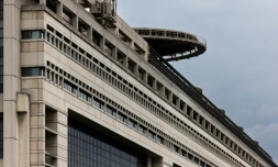 Le ministère de l'Economie et des Finances, à Paris, le 21 avril 2025