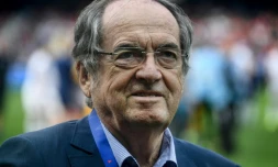 Le président de la Fédération française de football, Noël Le Graët, lors du Trophée des championnes, entre Lyon et le PSG, le 21 septembre 2019, à Guingamp