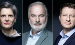Les candidats à la primaire écologiste, dans un combo créé le 6 septembre 2021, avec de gauche à droite: Delphine Batho, Sandrine Rousseau, Jean-Marc Governatori, Yannick Jadot et Eric Piolle