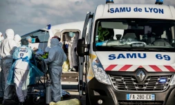 Transfert d'un patient atteint du Covid de Lyon vers Paris le 9 février 2021