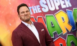 L'acteur Chris Pratt, qui donne sa voix dans "Super Mario Bros, le film", lors d'une projection Ă Los Angeles, le 1er avril 2023