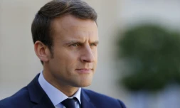 Le président français Emmanuel Macron, le 8 juin 2017 à Paris