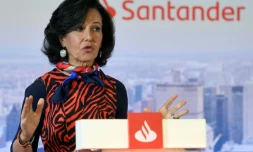 La présidente exécutive de la banque Santander, Ana Botin, à Boadilla del Monte le 29 janvier 2020