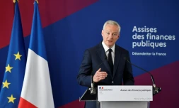 Le ministre de l'Economie Bruno Le Maire lors d'une conférence de presse à son ministère, à Paris le 19 juin 2023