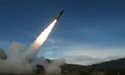 Tirs de missiles ATACMS par l'armée américaine au Nouveau Mexique le 14 décembre 2021