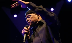 Le chanteur américain de jazz Al Jarreau, le 19 juillet 2010 à Nice