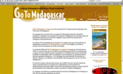 Mercredi 21 mars 2007 -
La page d'accueil du site du magazine Go to Madagascar