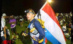 lors de l'édition 2001 du Grand raid, l'une des courses de montagnes les plus difficiles au monde