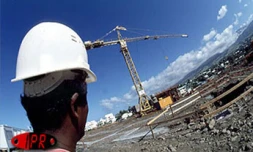 Chantier de construction de logements sociaux