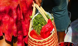 Image de sac au marché forain