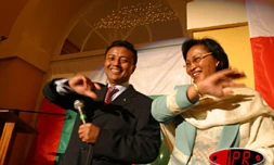 Le président de la République de Madagascar, Marc Ravalomanana est arrivé ce jeudi 24 juillet 2003 à La Réunion pour une visite officielle d'un jour et demi