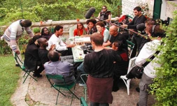 Photo RFO
Lors du tournage de Noires Mémoires