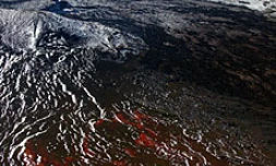 Dimanche 3 août 2003 -
Image de neige à La Réunion - 
Photo Hervé Douris