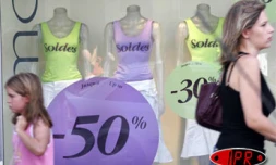 Magasin en période de soldes