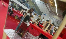 Le dimanche 21 juillet 2002 au Port (Ouest) lors Trophée 2002 de la coiffure organisé par le syndicat départemental des professionnels de la coiffure