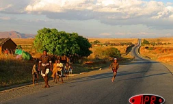 Paysage malgache entre Tuléar et Antsirabe