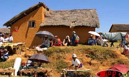 Paysage malgache entre Tuléar et Antsirabe