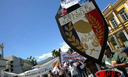 Lors d'une manifestation de la fonction publique (photo d'archives)