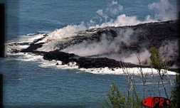 16 janvier 2002. le fleuve de lave se tarit brusquement. C'est la fin de l'éruption