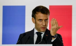Emmanuel Macron Ă Barcelone