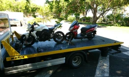 Des deux-roues embarqués à la fourrière