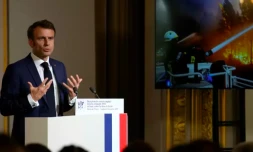 Emmanuel Macron et feux de forêts
