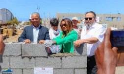 La Région présente à la pose de la première pierre de l'Aqualoisir de Saint-Pierre