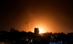 Missiles israéliens contre roquettes palestiniennes dans la nuit de Gaza