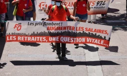 Grève générale manifestation 27 janvier 2022 saint-denis