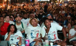 Finale France - Argentine. Fan zone au Port