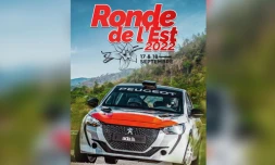 affiche ronde de l'est 2022 rallye