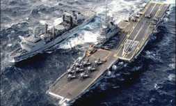 Le Brésil a coulé l'ancien porte-avions français Foch, contaminé, dans l'Atlantique 