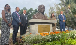 inauguration Jardin de Mathatma Gandhi saint paul