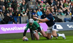 Six nations: l'Irlande fait craquer l'Ecosse et s'approche du Grand Chelem