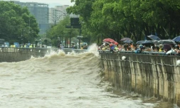 typhon muifa en Chine