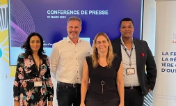 Elisabeth Peguillan, Maire du Village by CA et le Board French Tech - M.Neveu J.Vansnick et F.Montrouge