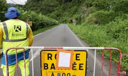 Route de Salazie fermée à la circulation