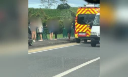 Accident à ravine sèche à St benoit