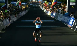 Mondiaux de cyclisme: irrésistible, le Belge Evenepoel sacré devant Laporte