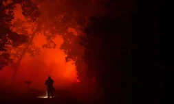 AFP Gironde Nouvel incende trois milles hectares bru?le?s