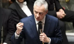 Le ministre de l'Economie, Bruno Le Maire, à l'Assemblée nationale, le 24 janvier 2023 à Paris ( AFP / BERTRAND GUAY )