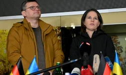 Kharkiv bombardée quelques heures aprÚs la visite d'une ministre allemande