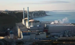 La centrale nucléaire de Penly, en Seine-Maritime,