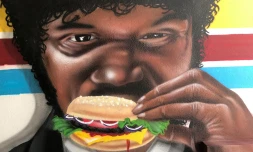 graffiti restaurant Geladale