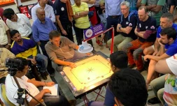 Pierre Dubois remet de son titre en jeu en carrom