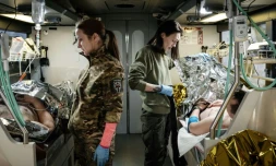 En Ukraine, sur les routes de l'Est avec un "bataillon médical"